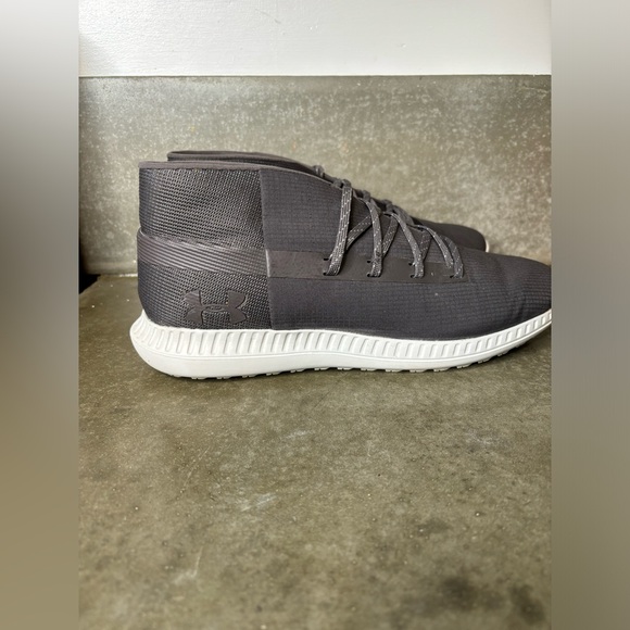 Under Armour Veloce Mid Ripstop Chill-lax Chukka Shoes Men's 10 Grey Sneakers - Picture 2 of 13